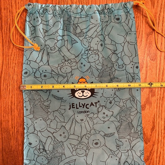 JellyCat London Animal Print Drawstring Cinch Dust Gift Bag 11 x 15 inches - Picture 4 of 5